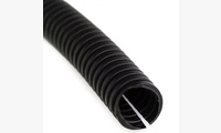 Гофра для кабеля разрезная диаметром 6.8 мм (трубка гофрированная с разрезом) цена за 1 метр